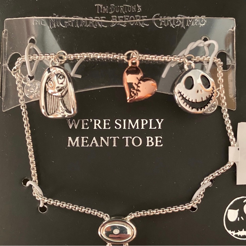 The Nightmare Before Christmas Adjustable Charm Bracelet